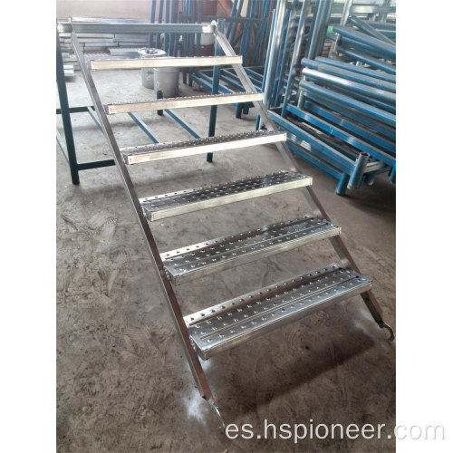 Escalera de escalera de andamio de acero para la construcción de edificios